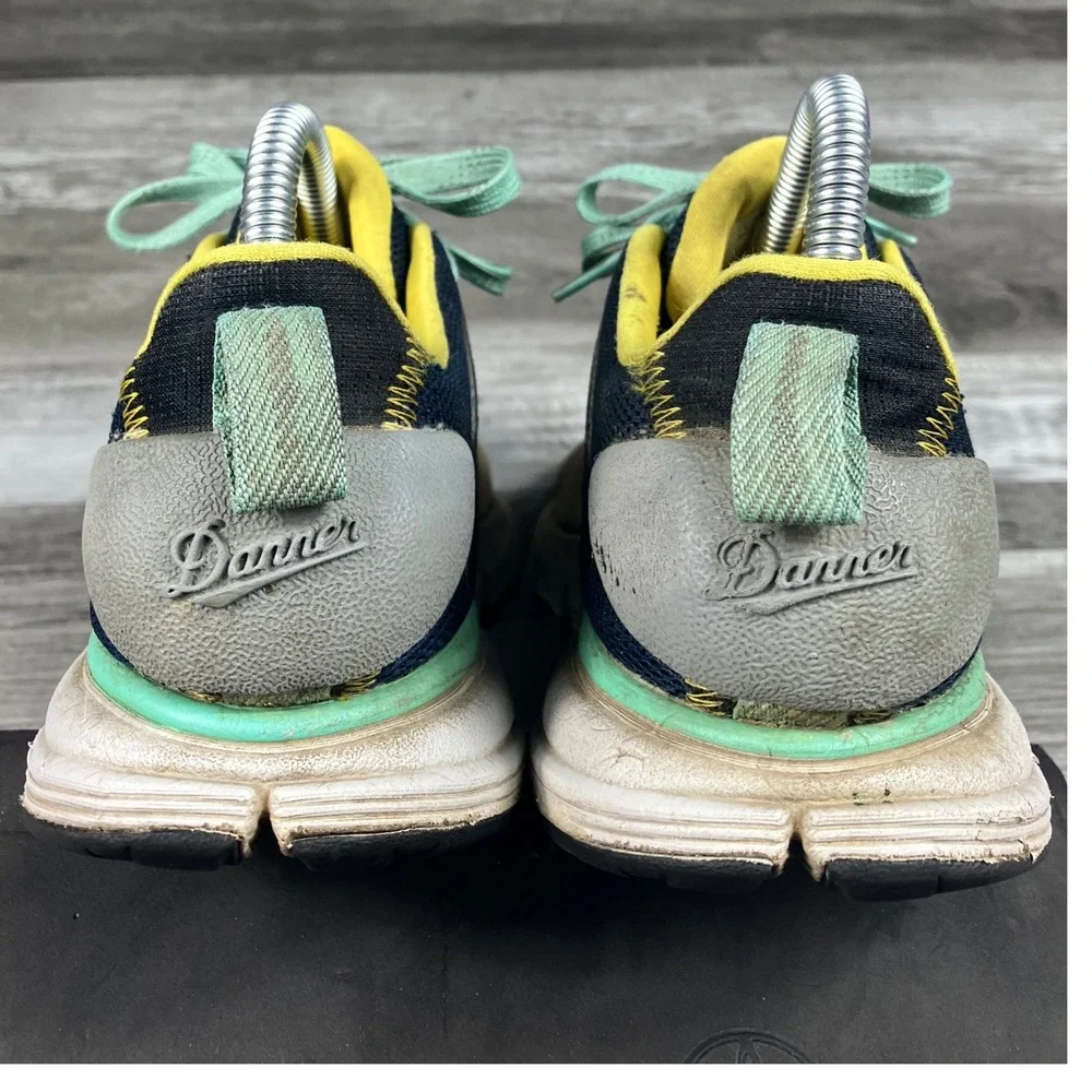 Danner Trail 2650 Women 8 Hiking Shoes Gray Blue Yellow 61283 Vibram